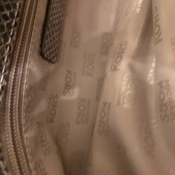MICHAEL KORS LEATHER CLUTCH snake print NWOT - Picture 3 of 5